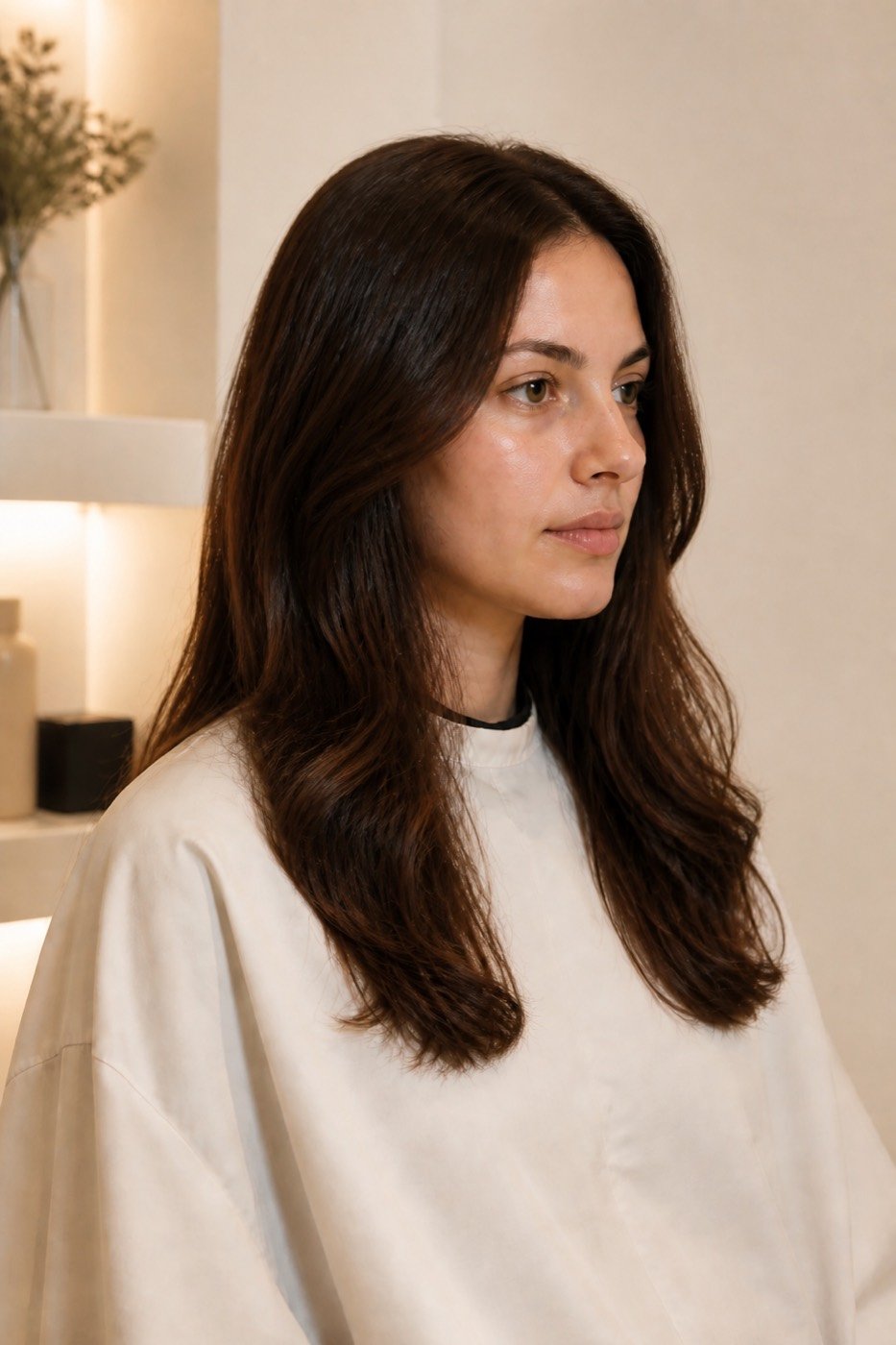 Soft Blowout Styling after